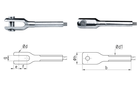 Fork Roll Swaged 681