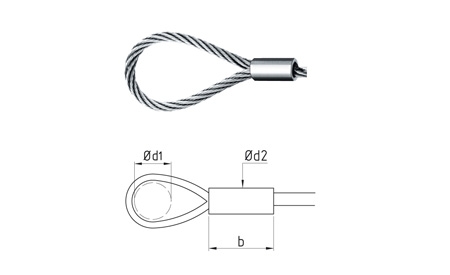 Loop w/o thimble 803