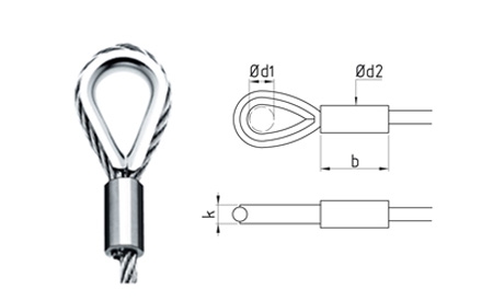 Loop w Thimble 804