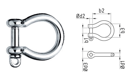 Bow Shackle 835