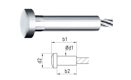 Radiused Head Stop 869