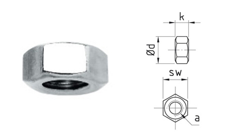 Hexagon Nut 892