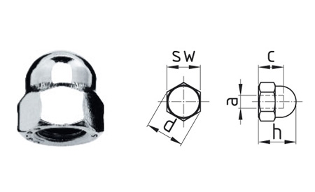 Dome Nut 894